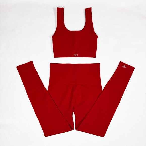 Set active red matching set - Picture 6 of 9